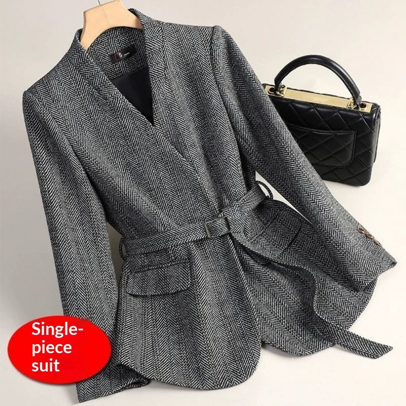 Sophisticated Wool Blazer For Women