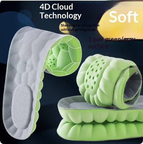 Poop-feel Odor-resistant Comfortable Breathable And Sweat-absorbing Insoles For Long Periods Of Standing And Sports