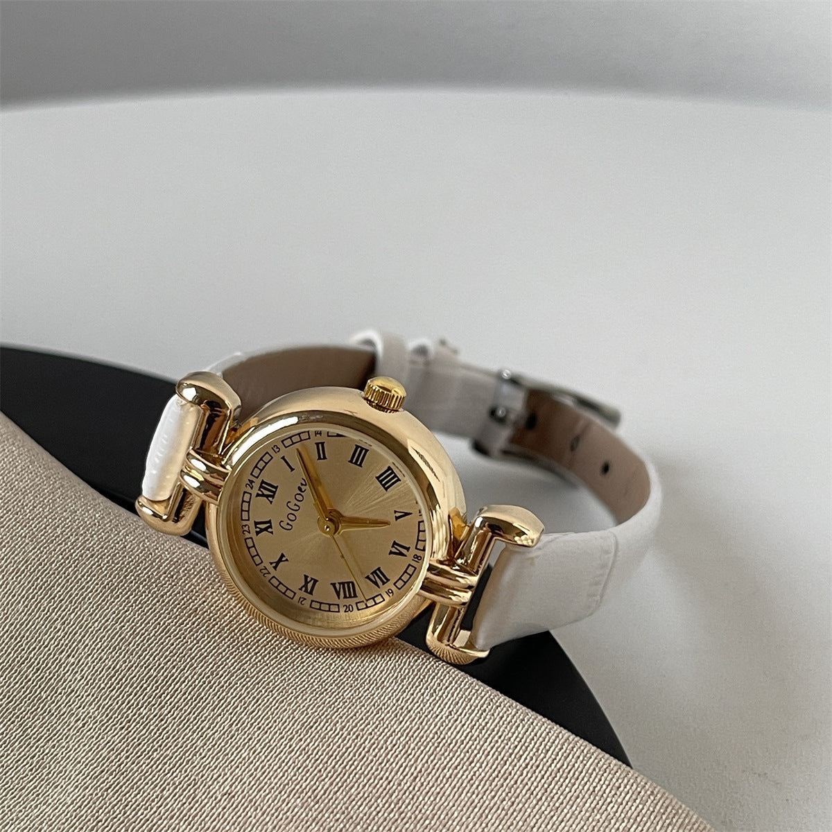 New Mini Brown Watch Vintage-style Light Luxury Niche For Women