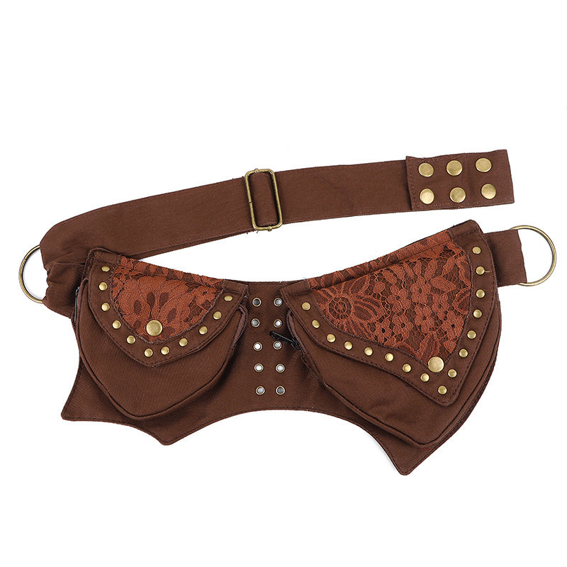 Vintage Waist Chest Crossbody Bag