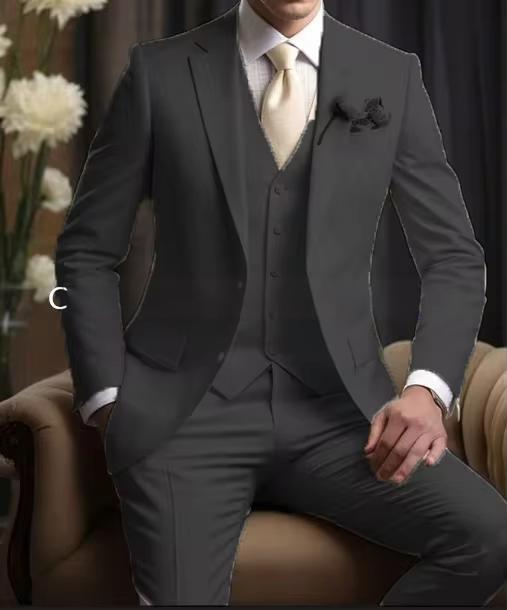 Elegant Business Banquet Suit Set For Men
