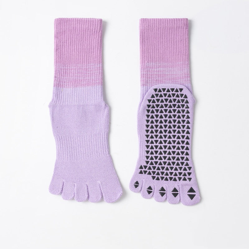 Five-finger Yoga Socks For Women Non-slip For Pilates