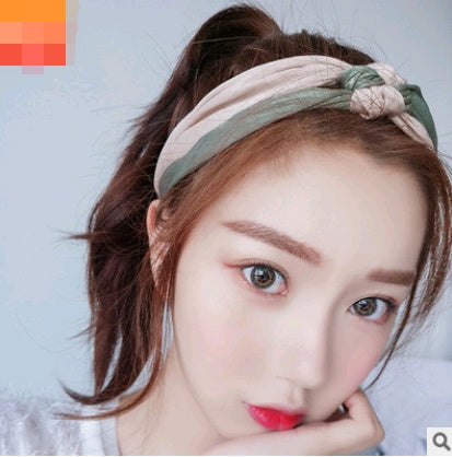 Chinese Knot Wide-Brimmed Satin Headband