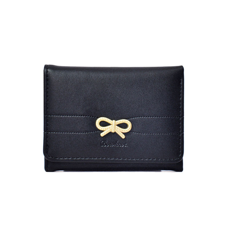 Short Simple Womens Coin Purse With Multiple Card Slots
