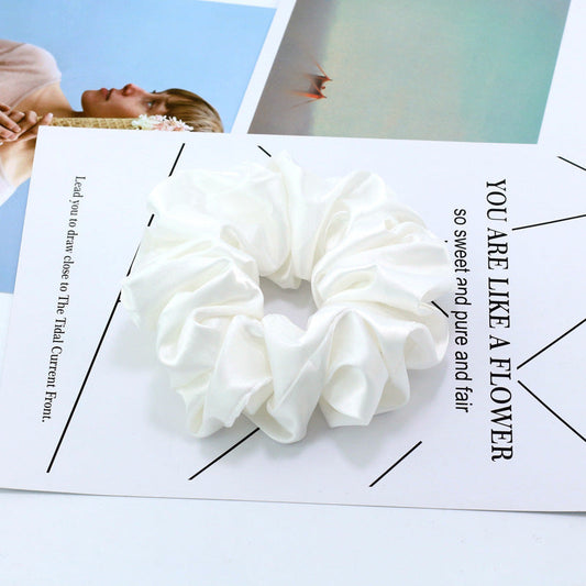 Bright Color Satin Large Intestine Circle Headdress