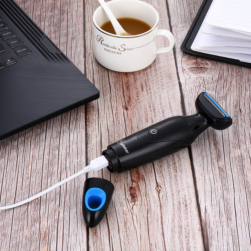 Portable washing razor