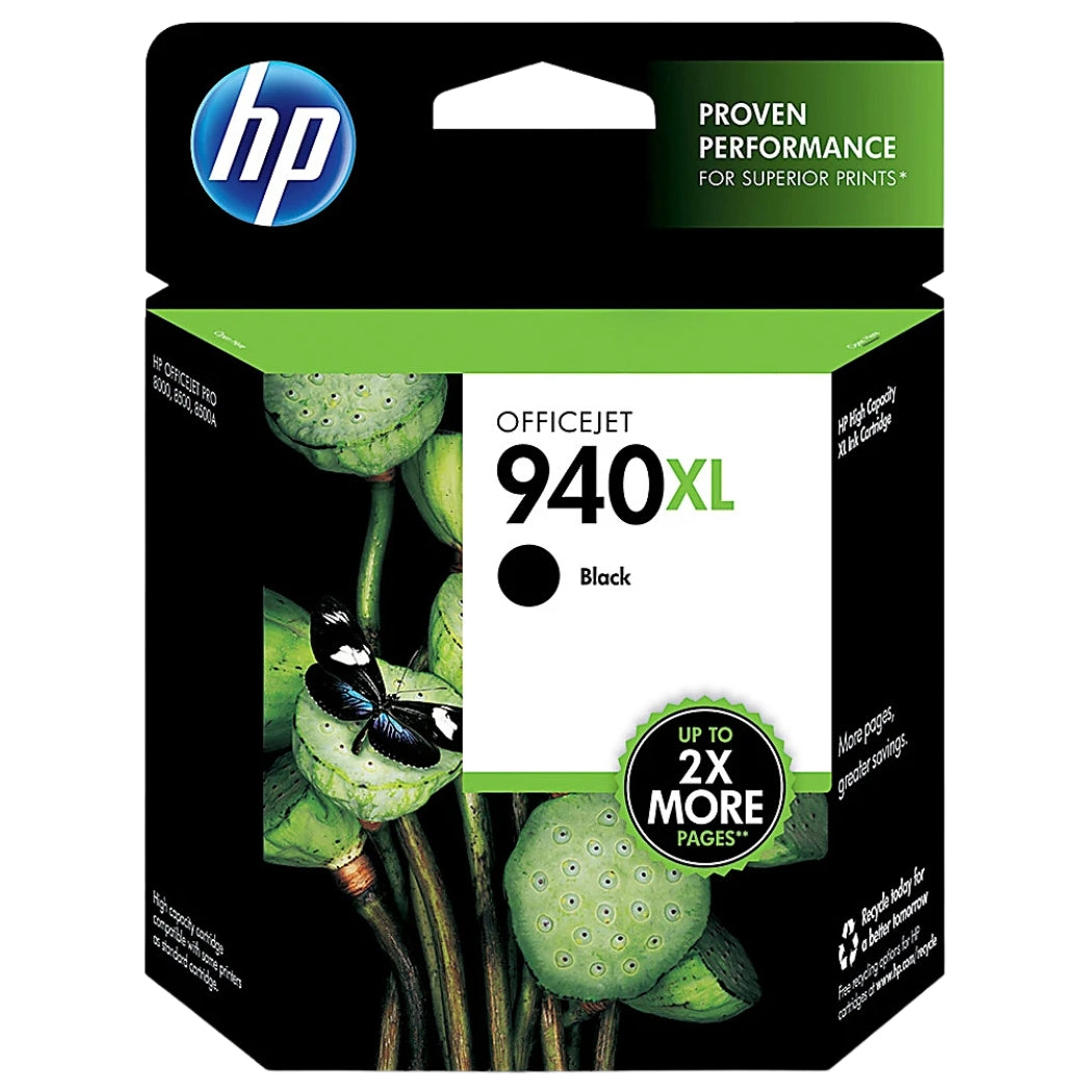 New, Pre-Owned - HP 940XL (C4906AN) Black High Yield Ink Cartridge