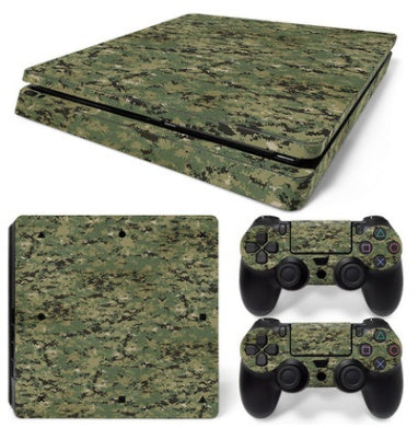 PS4 Slim Skin Sticker – Camouflage Vinyl Decal Wrap with Controller Skins