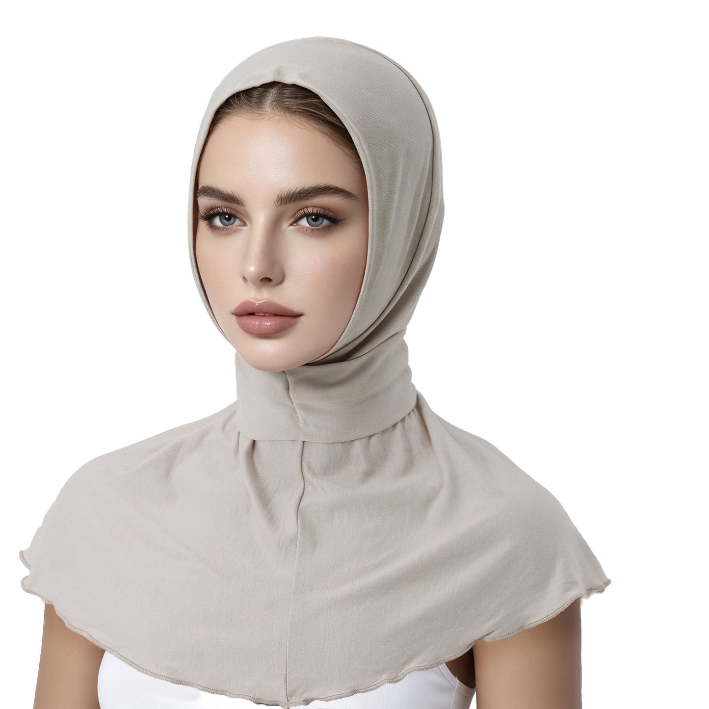 Womens Modal Cotton Headscarf Cap With Three Buttons