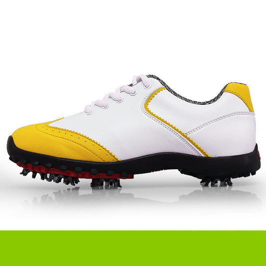 Pgm Shoes Women Waterproof Sports Activities Nail Shoes Ladies Brogue Style