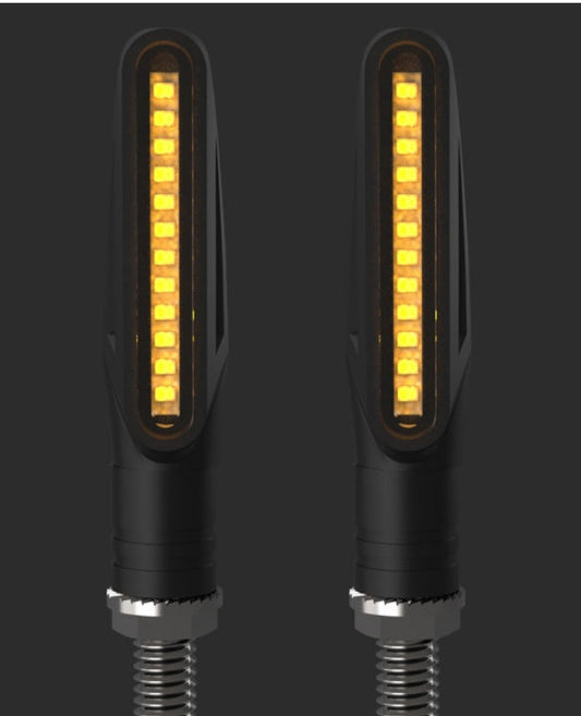 Feedopal 4PCS Amber 12LED Waterproof