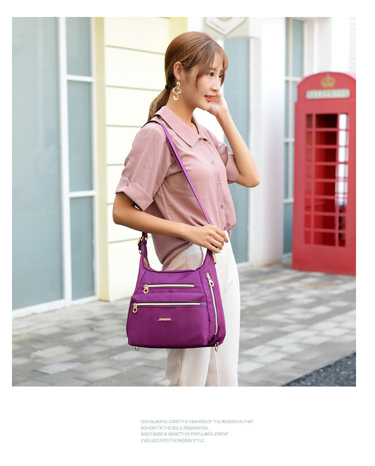 Backpack Women Fashion Bag Waterproof One-Shoulder Ladies Backpack Double Zipper Female Bag