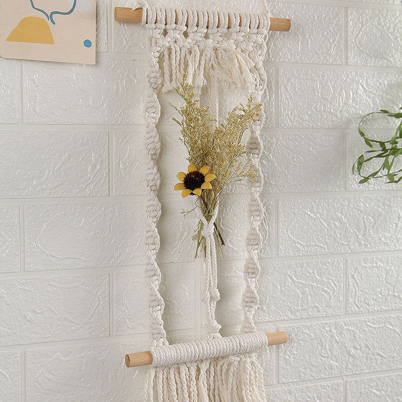 Woven Tapestry, Cotton Rope Wall Hanging