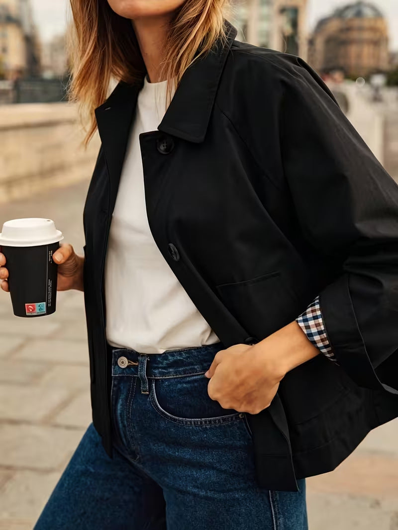 Women's Loose Pockets Casual Jacket