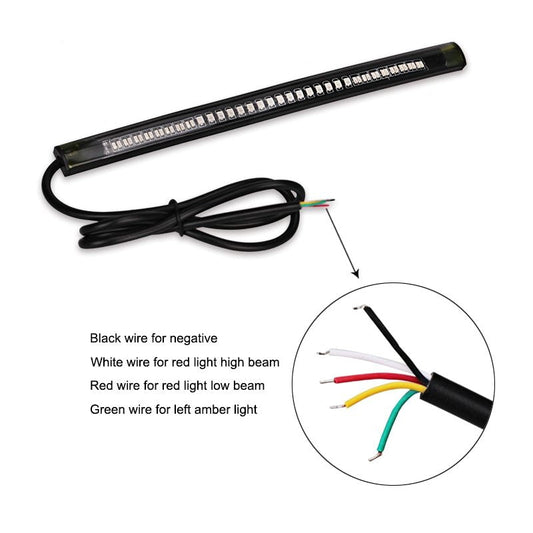 Universal Flexible LED Strip Tail Brake Turn Signal Light