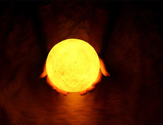 Creative night light moon light air humidifier