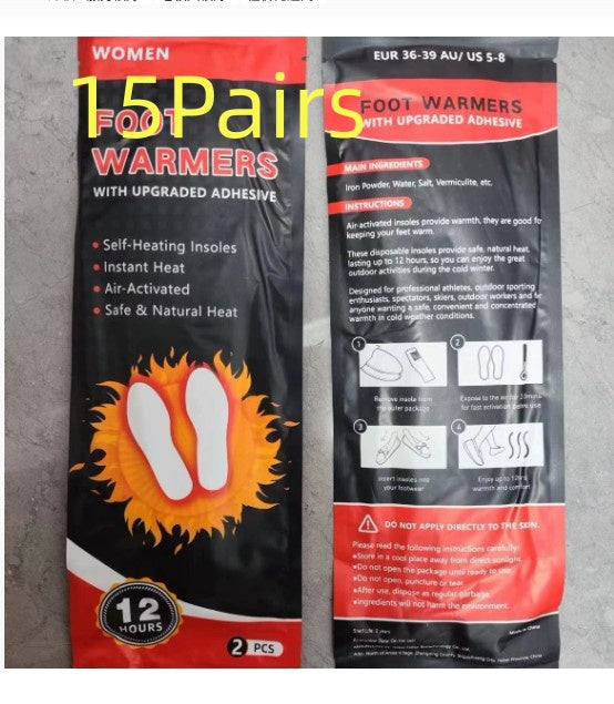 Self-heating Foot Warmer With Heatable And Walkable Insoles