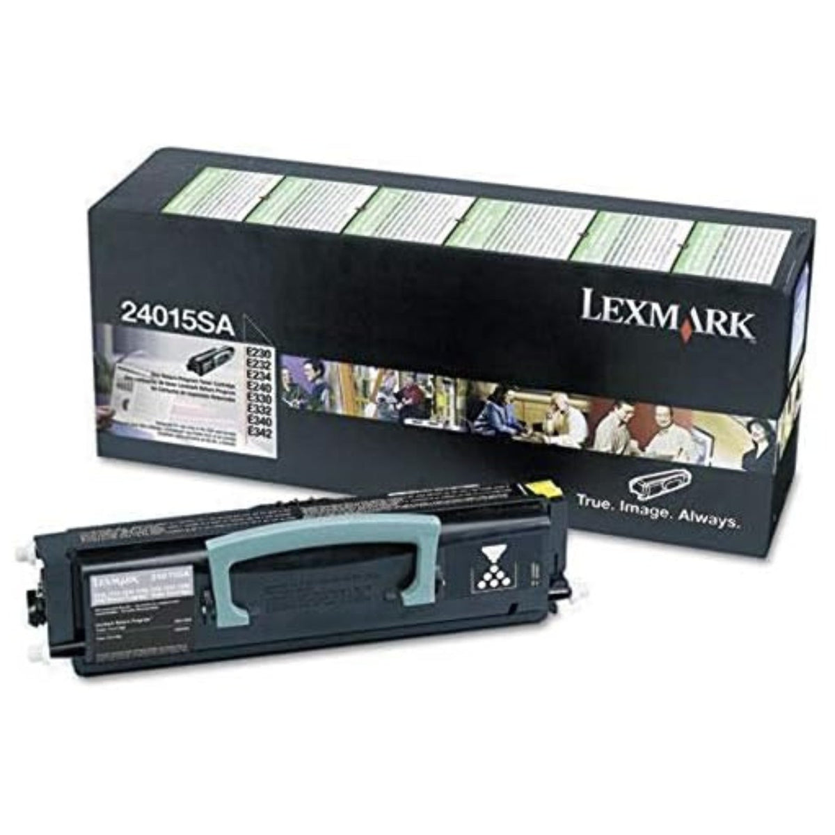 New, Pre-Owned - Lexmark 24015SA Black Standard Yield Toner Cartridge