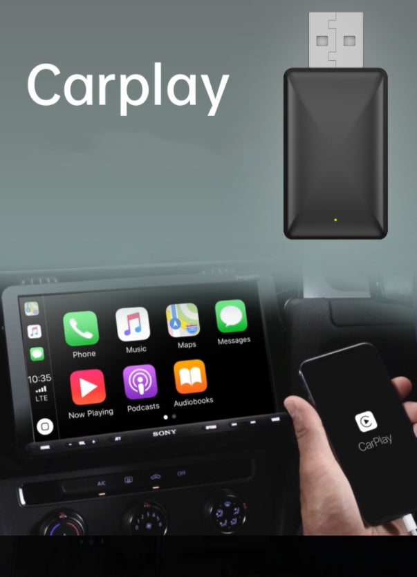2-in-1 Wireless Car Adapter