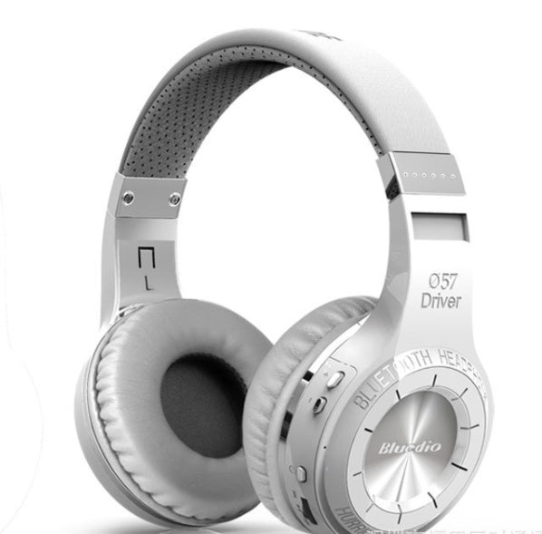 Bluedio Headphones White Silver