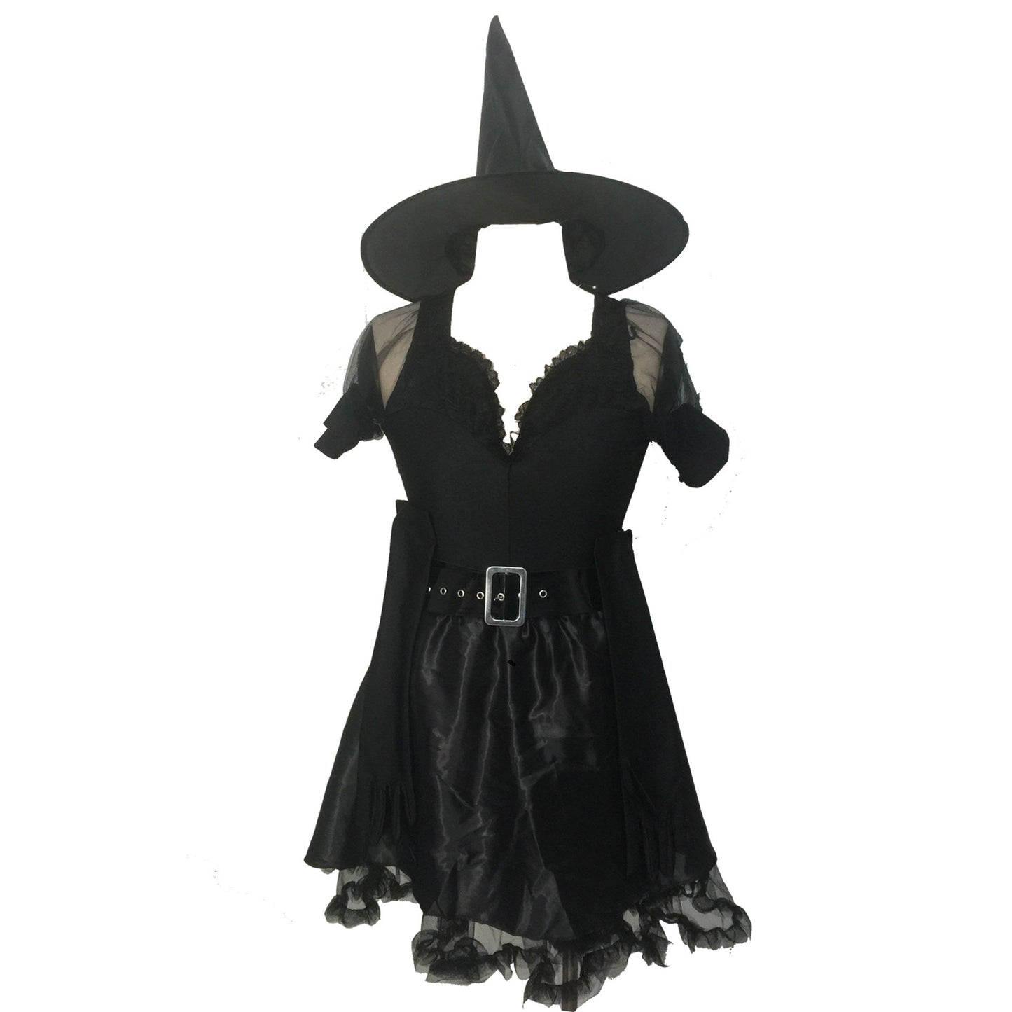 New Halloween Black Lace Witch Costumes Witch Outfits