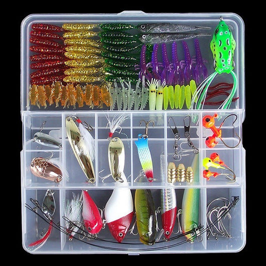 Freshwater Soft Bait Lure Set - Mino, VIB, Sequins