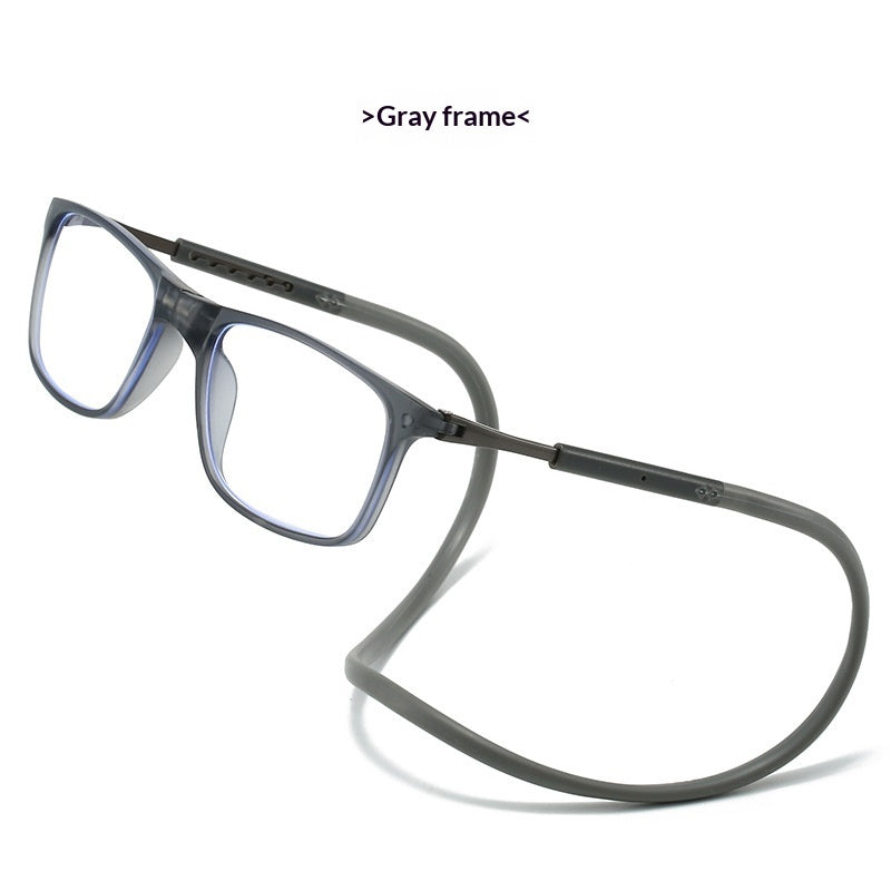 Hanging Neck Reading Glasses Strong Magnetic Suction Stone HD Portable