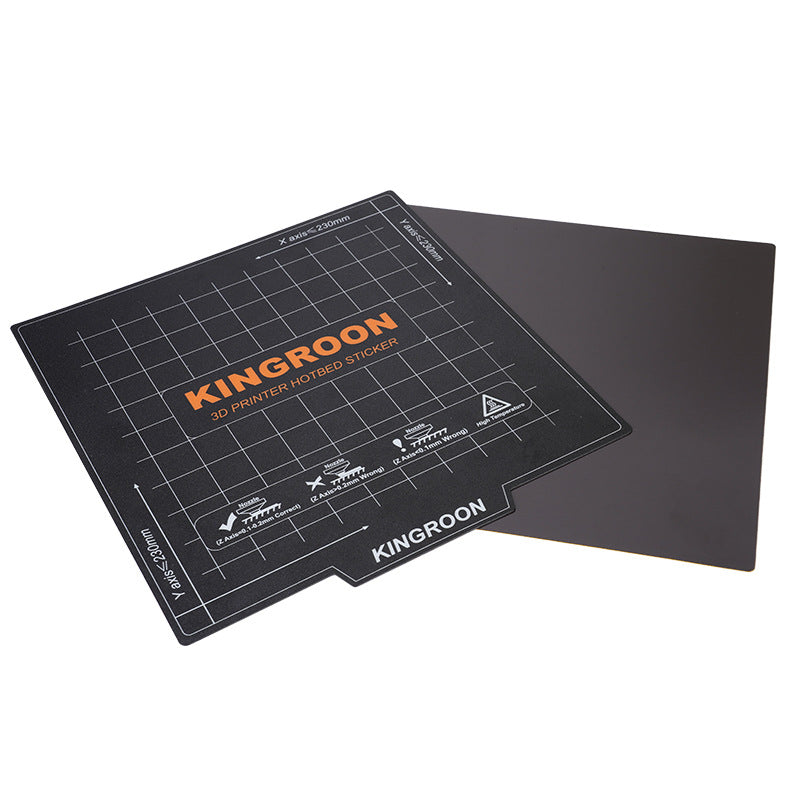 Magnetic Flexible Hot Bed Platform with Anti-Warping Beauty Stickers