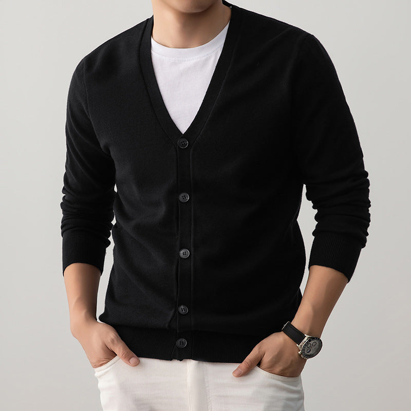 Korean-style Loose-fit Knit Sweater Coat