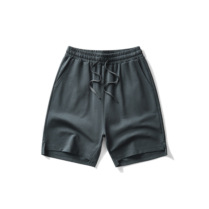 Mens Split-leg Athletic Five-point Shorts