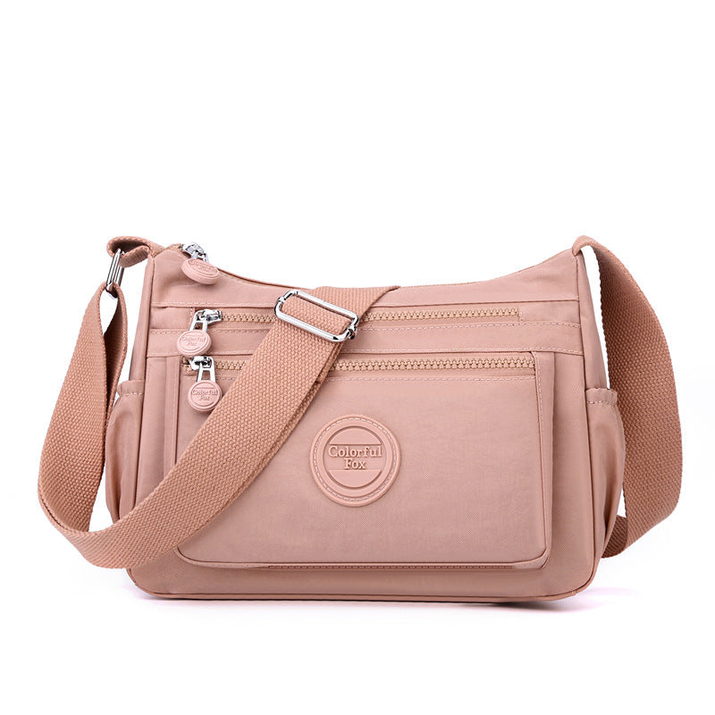 Colorful Fox New Large Capacity Women Shoulder Bag Outdoor Casual Water-repellent Multi-layer Crossbody Bag Fashion