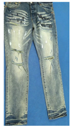 European American Street Retro Hip-hop Jeans