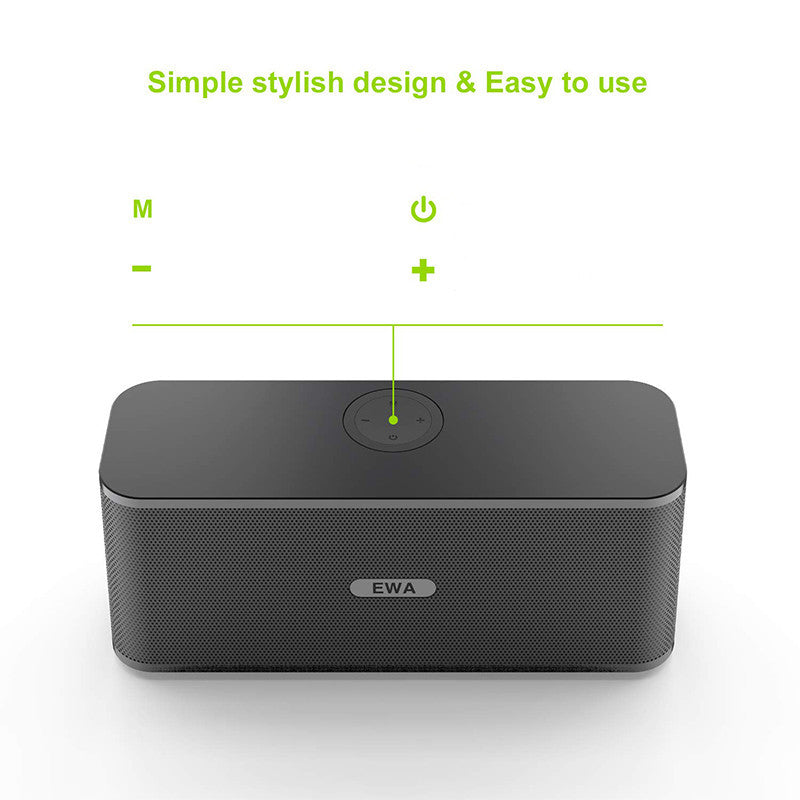 Bluetooth Speaker: Subwoofer, Stereo Bass