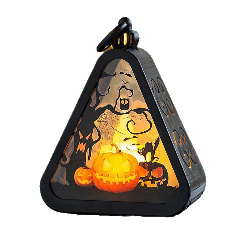 Halloween Decorations Portable Pumpkin Lanterns Halloween Gifts Halloween Desktop Ornaments Layout Props