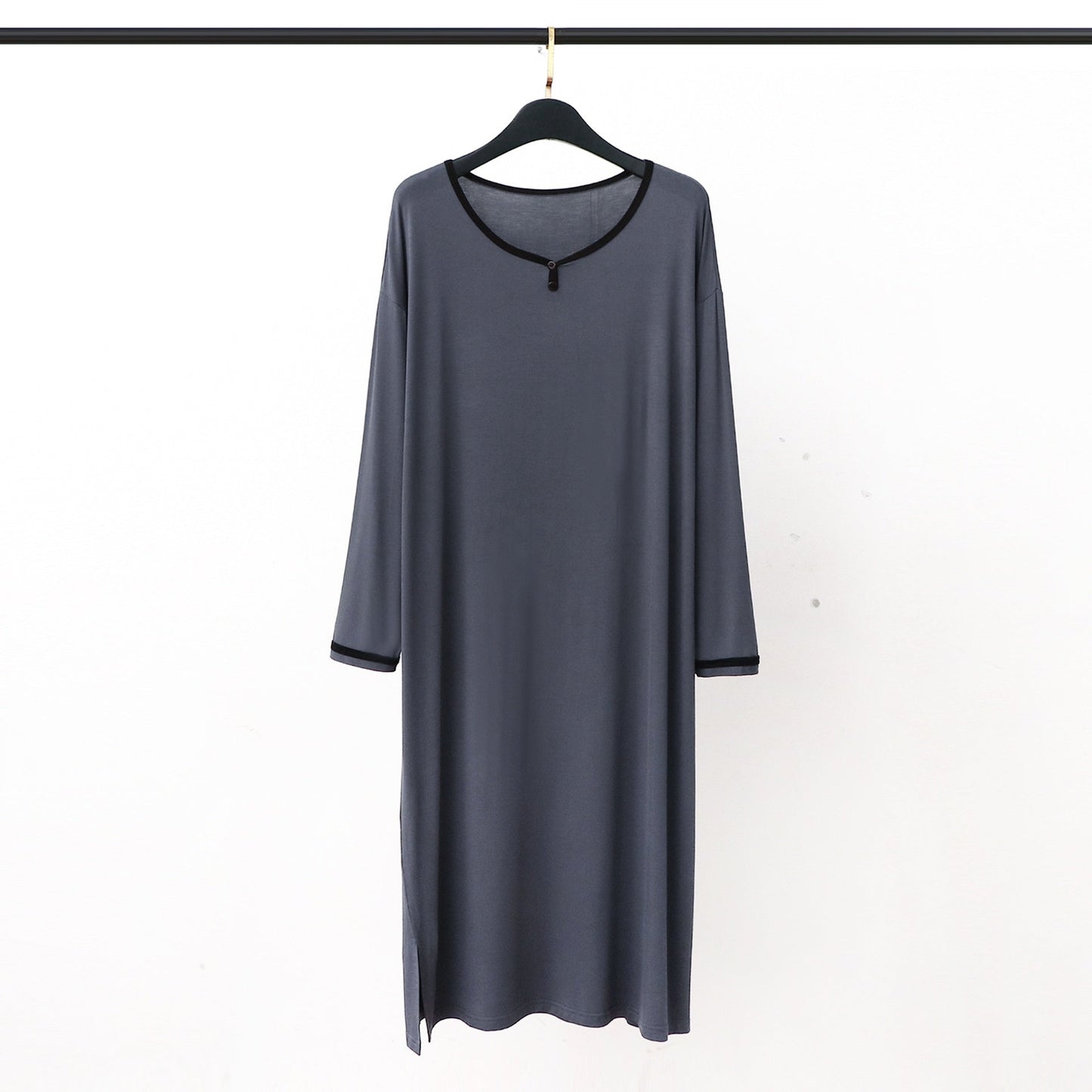 Long Soft Draping Bathrobe Men's Pajamas