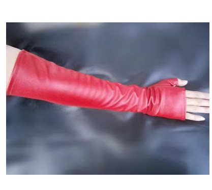 Long-style Wedding Leather Gloves For Men And Women