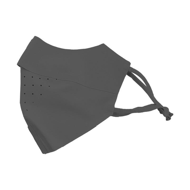Ice Silk Sunscreen Mask-Black-1 Pack
