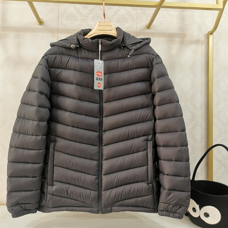New Mens Minimalist Casual Short Coat Extra Thick