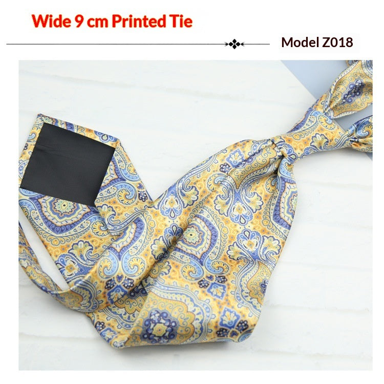 Printed Casual Patterned Vintage Tie