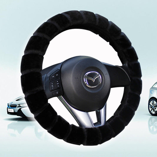 Velvet Plush Winter Steering Wheel Grip