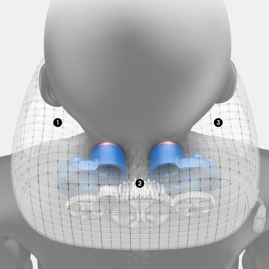 Gold U-Type Massage Pillow