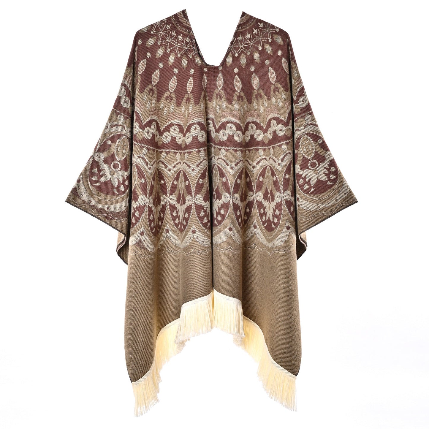 Bohemian-style Vintage Tassel Shawl