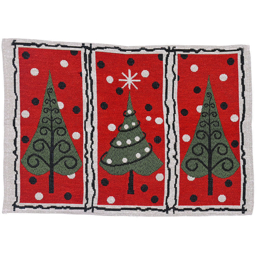 Christmas Knitted Cloth Placemats