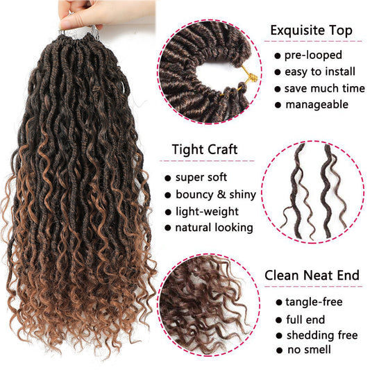 Feizifeizi Concubine Dirty Braids Crochet Hair
