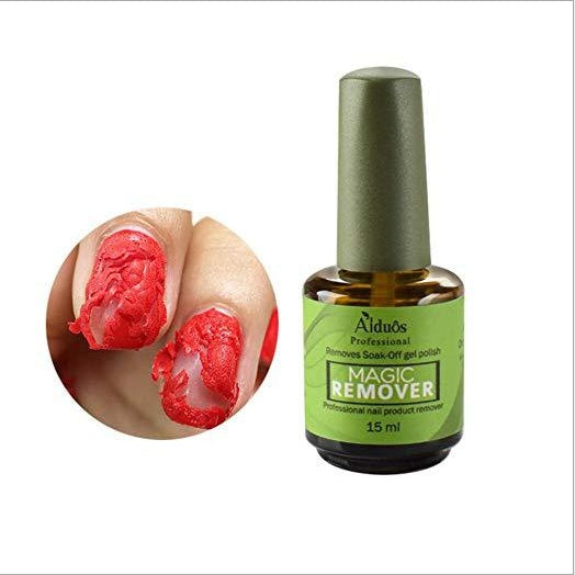 Burst Magic Nail Polish Remover - Fast Soak Off Cleaner