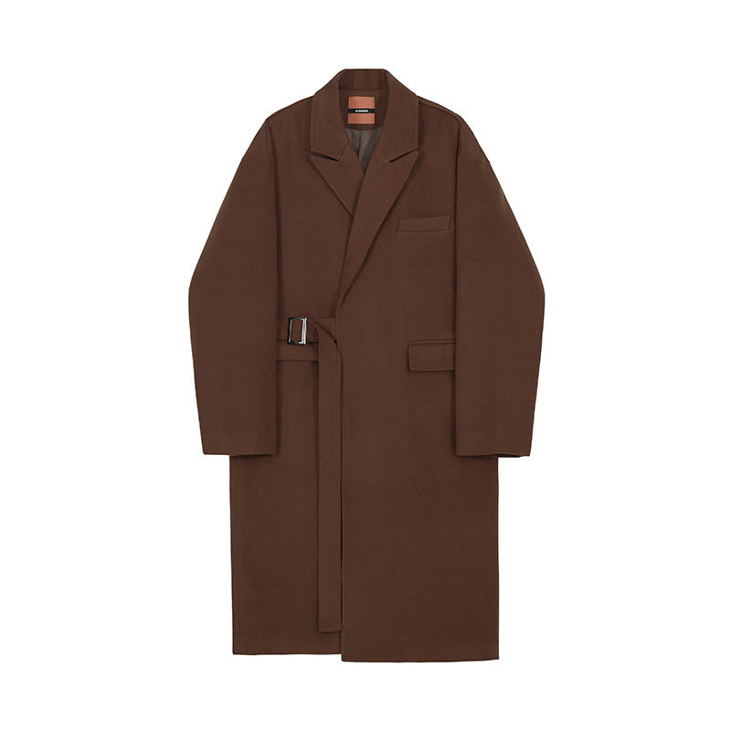 Fashion Double-sided Tweed Trench Coat