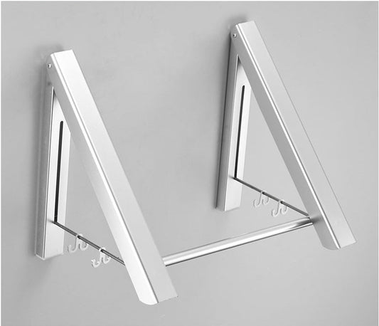 Punch-free Space Aluminum Foldable Wall Hanger
