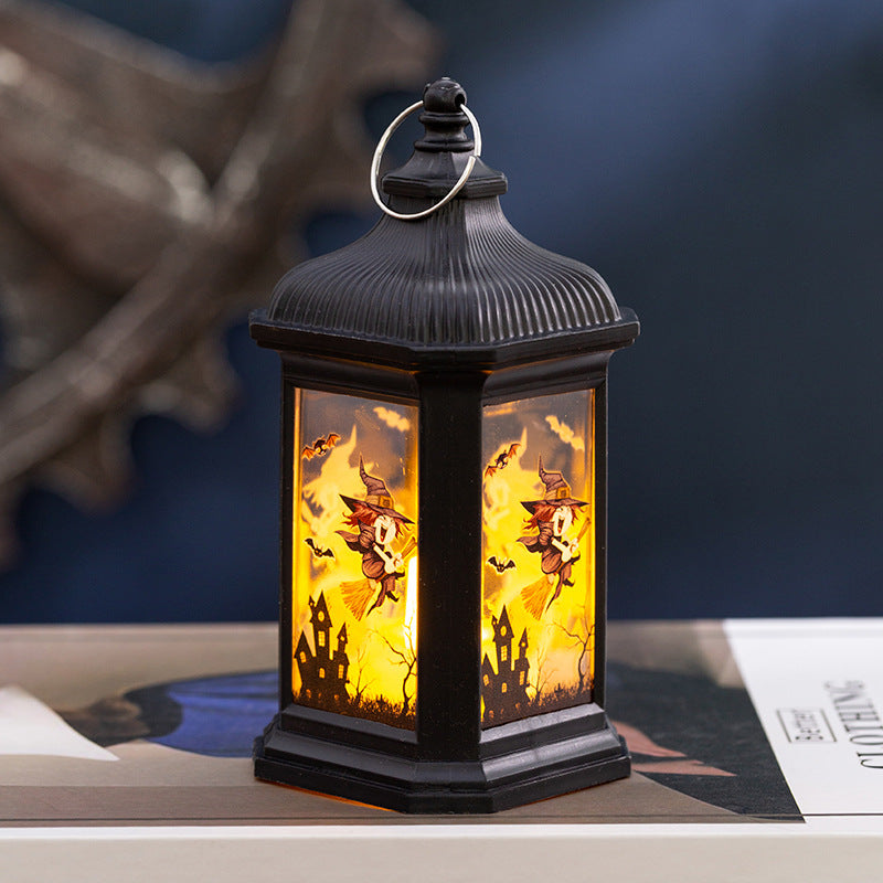 Halloween Decorations Children's Portable Pumpkin Lantern Halloween Ornaments Halloween Pendant Wind Lantern Props