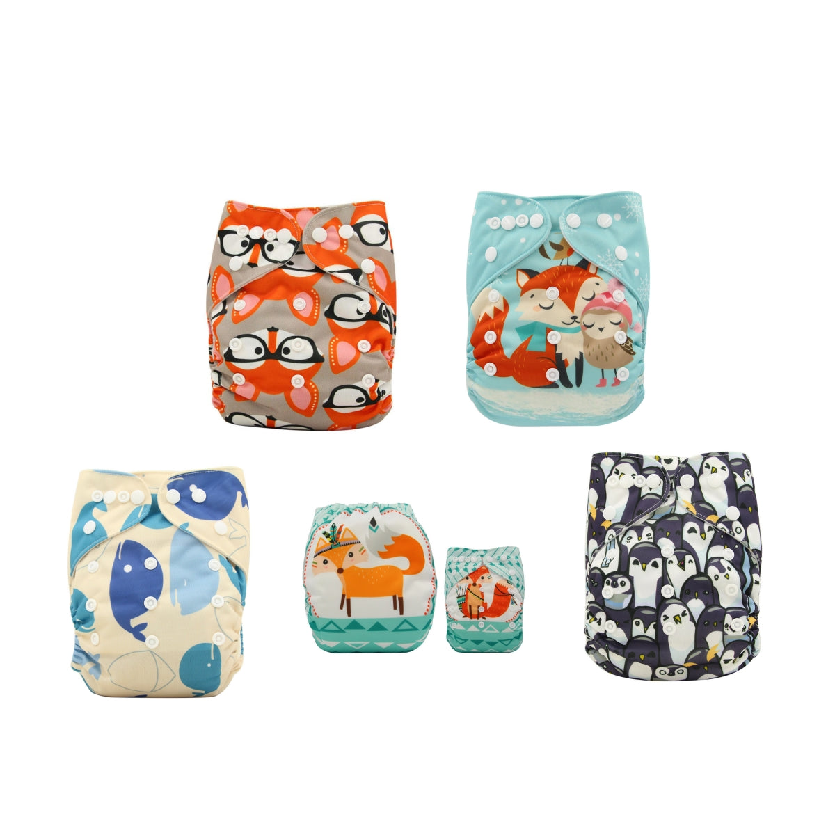 Washable Baby Cloth Diaper Breathable Diaper Pants 0-3 Years Old Baby Adjustable Diaper Leak-proof Diaper