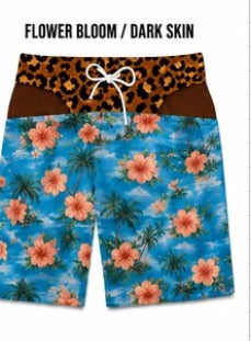 Printed Pattern Men's Casual Shorts